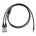 Astell&Kern PEE41 5-Pin Mini XLR to 3-Pin XLR Cable, 1.2M (Black)