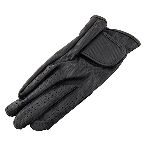 Allness Leather Equestrian Horse Riding Gloves for Men (X Large)