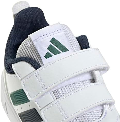 Unisex - Bambini e Ragazzi Tensaur Sport 3.0 Hook And Loop Kids Shoes, Ftwr White/Collegiate Green/Collegiate Navy, 33 EU