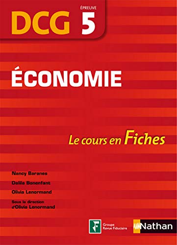 economie - epreuve 5 dcg - le cours en fiches 2012 by (Paperback)