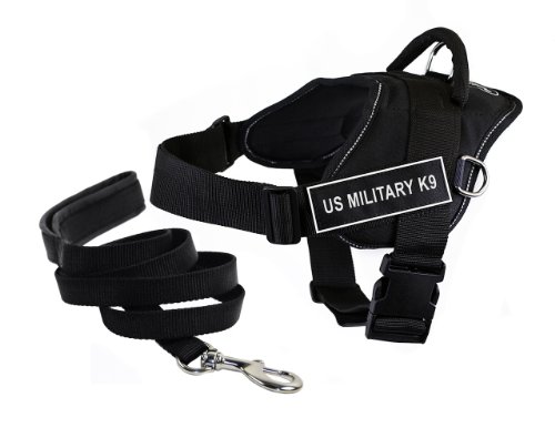 Dean & Tyler Bundle X-Small Black DT Fun Works US Military K9 Reflective Harnes…