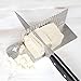 Raw Rutes - Samurai Tofu Slicer Guide for Cutting Tofu into Perfect Cubes or Slices - Made in The USA from Stainless Steel! Specialty Frosted Finish - Dishwasher Safe!