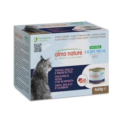 - HFC Natural Light Meal - Filet de Poulet – Nourriture Humide pour Chat Adulte: 4 boîtes de 50g