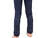 TeeHee Socks Little Girls Fleece Leggings 3 Pairs Heathered Grey Black Navy Blue Comfy Footless Tights (6-8 Years, Grey_Navy_Black)