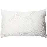 Coop Home Goods - Shredded Memory Foam Pillow with NON-REMOVABLE Cover made from Bamboo Derived Rayon and Polyester Cooling Blend - MADE 100% in USA (KING)