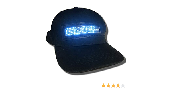 Scrolling Message Light Up LED Hat 