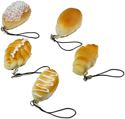 CharmsLOL Mini Squishy Bread Variety Pack of 5 Breads