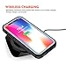 iPhone X/iPhone Xs Waterproof Case, OTBBA Full Sealed IP68 Certified Snowproof Dustproof Shockproof Heavy Duty Protection Underwater Case for iPhone X/iPhone Xs (Black-Translucent)