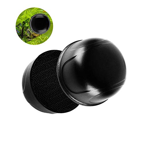 Toopify Aquarium Magnetic Glass Cleaner, Fish Tank Cleaner Algae Scrapers Floating Scrubber Brush (M-Black)