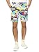 OppoSuits Men's Summer Suit - Testival - Includes Shorts, Short-Sleeved Jacket & Tie- US38