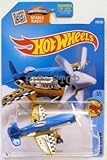 Hot Wheels 2016 Sky Show Mad Propz (Airplane) 140/250, Blue and Yellow