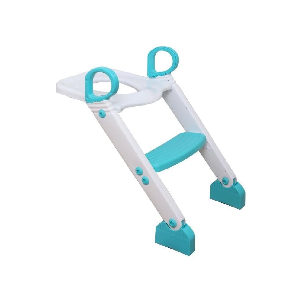 Dreambaby Step-Up Potty Training Toilet Topper - 2-Level Adjustable - Aqua-Model G6015, Aqua/White, 1 Count (Pack of 1)