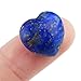 Rockcloud Healing Crystal 0.5 inch Lapis Lazuli Carved Worry Stone Chakra Reiki Balancing(Pack of 10)