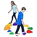 Special Supplies 11-Pieces Set Stepping Stones for Kids Indoor and Outdoor Balance Blocks Promote Coordination, Balance, Strength Child Safe Rubber, Non-Slip Edging