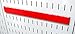 Wall Control 14in Accessory Hanger Tool Holder Bracket Pegboard Accessory Pegboard and Slotted Tool Board - Red