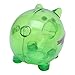 Tangc Clear Lovely Piggy Bank Coin Money Plastic Cash Openable Saving Box Kid Pig Gift