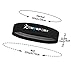 COM4SPORT Sports Headbands with Silicone Strip Non-slip Athletic Head Sweatband for Basketball Running Yoga Exercise GYM Fits for Women Men (Black)