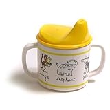 Baby Cie Sippy Cup - Jungle Animals - Yellow - 8 oz