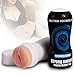 Pocket Pussy Adult Sex Toys Stroker - Silicone Male Masturbator Cup Masturbation Toys with 3D Realistic Textured Pocket Vagina Pussy for Men Real-Life Touch and Feeling, Flesh