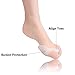 Tiemahun Heel Protectors Relief Heel Pain and Cracked Heel and Bunion Corrector Hallux Valgus Relief Treatment Bunion Gel Toe Separators 21B