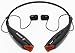 Bastex Bluetooth 4.0 Wireless Hands-Free Neckband Headset Sports Stereo Universal Headphone with Microphone for Smartphones and Other Bluetooth Devices [Black]