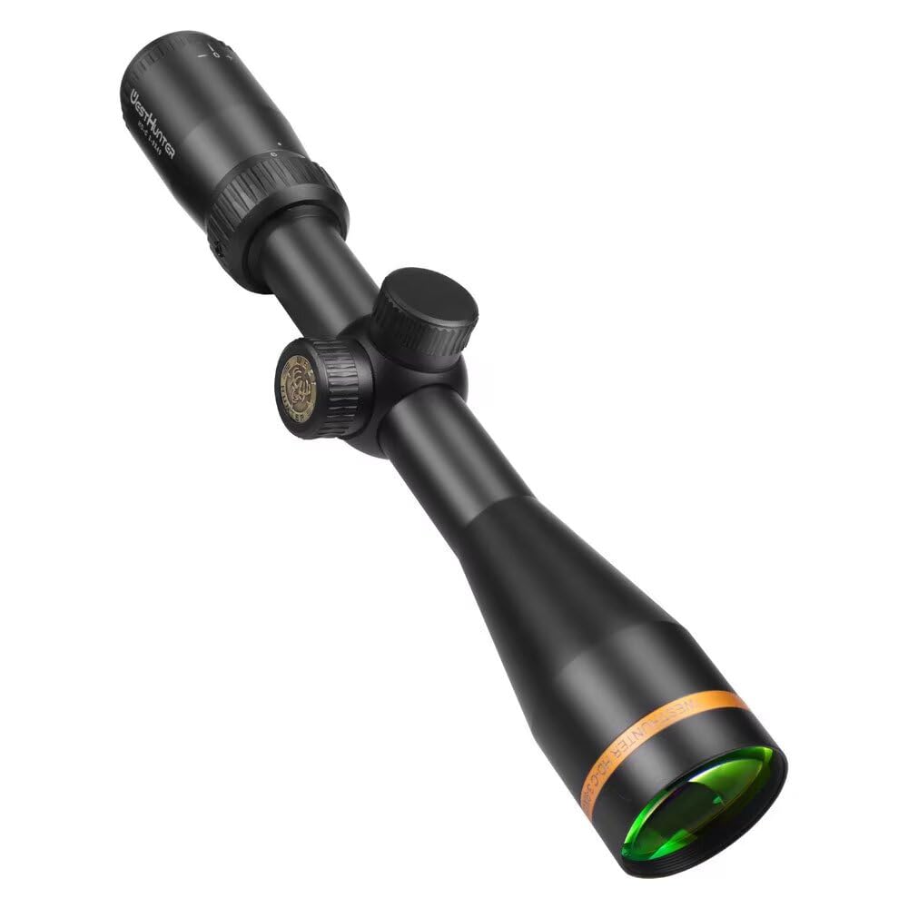 WestHunter Optics HD-C 3-9x40 SFP Compact Scope, 25.4 mm Tube Second Focal Plane 1/4 MOA Riflescope, with Picatinny Rings