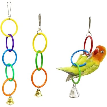 thumbnail image 2 of Parakeet Toys,Paradise Series Aurora's Amulet Handmade Bird Toy Parrot... 2 of 14