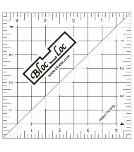Amazon.com: Bloc Loc Half Square Triangle Multiple-Size 3-1/2