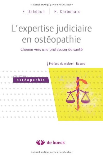 L' expertise judiciaire en ostéopathie