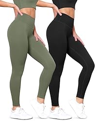ODODOS ODLEX 2-Pack High Waist Workout Leggings for