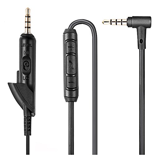 Unifive audio cable replacement cord for bose qc15 quie…
