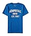 Aeropostale Men's A?Ropostale Ny Est. 1987 Graphic T Shirt M Teal Falls