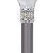 Royal RC Canes Stylish Walking Sticks – Rhinestone Designer Platinum Pearlz White Swirl Adjustable Folding Canes – Best Gift for Men and Women Light Weight Aluminum Shaft & Safe to Walk