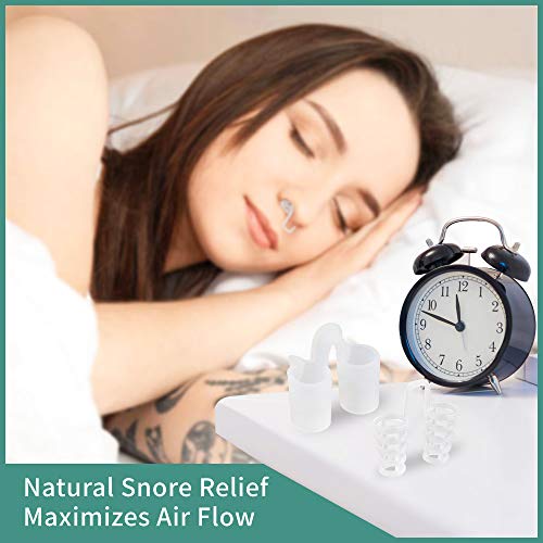 KEEOU Anti Snoring Nose Vents, [8 Pack BPAFree] Reusable & No Side Effect Stop Snoring