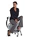 Gaiam Custom-Fit Balance Ball Chair - Exercise Stability Ball Adjustable Desk Chair for Home or Office with 55cm Yoga Ball, Air Pump, Exercise Guide and Satisfaction Guarantee, Grey