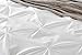 Web Linens Inc 3pc Pinch Pleat Design White Duvet Cover Set Style # 1006 - Full/Queen - Cherry Hill Collection