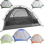 Hyke & Byke Yosemite 1 and 2 Person Backpacking Tents with Footprint - Lightweight Two Door Ultralight Dome Camping Tent