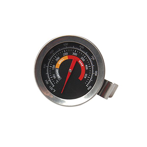 Dracarys 2" Grill Thermometer 150-900°F BBQ Grill Green Egg Temperature Gauge Waterproof Stainless Steel Cooking Thermometer Oven Wood Stove Accessories Tool Fits for BGE K Joe and Other Smoker