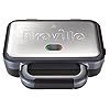 Breville Traditional Crêpe Maker | 12-Inch (30cm) | with Wooden Spreader [VTP130] & VST072 DuraCeramic Waffle Maker, Non…