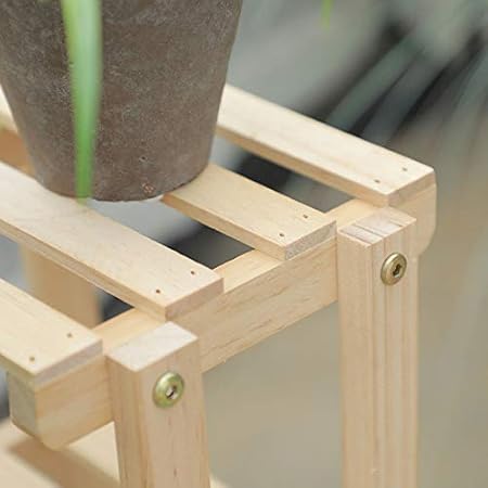 HBY Estante tridimensional de plantas de cuatro plantas, superior ...