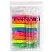 Fandamei 960 Pieces Neon Page Markers 6 Sets Translucent Page Flags Fluorescent Index Tabs Sticky Notes Tabs with 12 cm Measurement for Page Marker