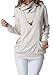 levaca Long Sleeve Shirts For Women Cowl Neck Sweatshirts Tunic Tops for Leggings Grey L V02