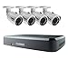 Lorex 8-Channel Series HD Security NVR System with 2TB HDD, Includes 4X 3MP IP Bullet Camera, Mouse and Cables