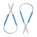2-Pack Loop Scissors for Kids - Easy Grip, Easy Opening, Adapted Scissors for Special Needs, Safety Blade, Round Tip, Recommended by Hundreds of Occupational Therapists [2019 UPGRADED