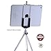 DaVoice Tripod Mount Adapter Holder Attachment Compatible with iPad 1 2 3 4 air, air 2, Pro, Nexus 10 (Vertical only) Galaxy Tab 1 2 3 4 Tablet Mount for Tripod