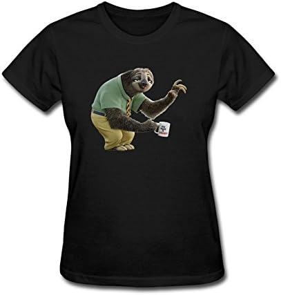 WANTAI Women's Zootopia Flash Sloth Custom Cool Tee Shirts