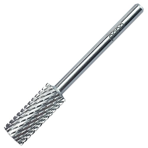 Pana 3/32" Safety Nail Carbide Bit - Silver Small Barrel Head (Grit: Coarse - C) for Electric Dremel Drill Machine