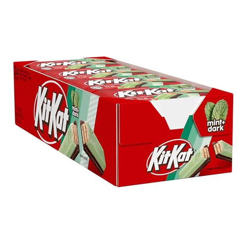 KIT KAT DUOS DARK CHOCOLATE MINT WAFER CANDY BARS, 1.5 OZ (24 COUNT)