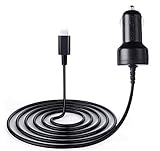 AmazonBasics Car DC Charger for Nintendo Switch - 6 Foot Cable, Black