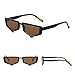 Meidexian888 Irregular Shape Sunglasses, Summer Men Women Fashion Retro Eyewear (D)thumb 2